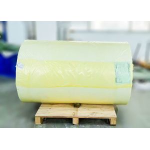 Clear BOPP Adhesive Jumbo Roll Labels Paper Synthetic Movable Glue