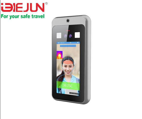 Cheap Linux Face Recognition Temperature Scanner DC12V 2A With Temperature Detection for sale