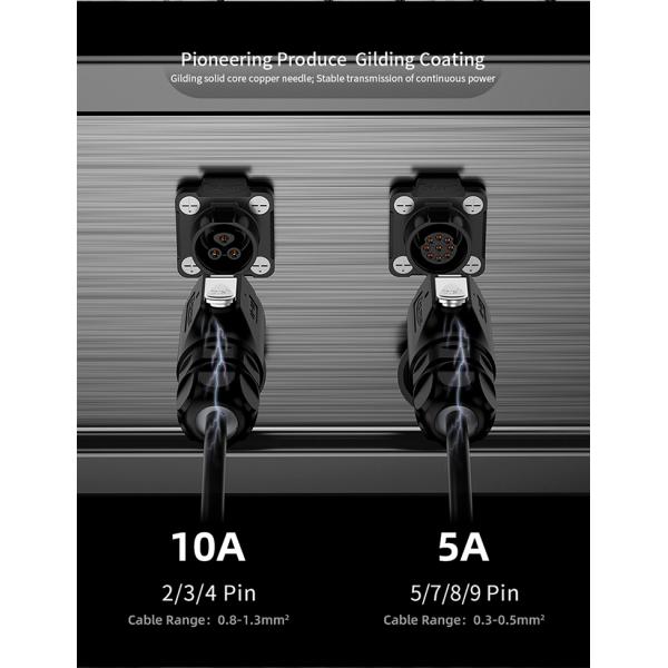 Cnlinko LP16 Power Function signal Male and Female Series 2 3 4 5 7 8 9 Pin Waterproof Connector Manufacturer Led Connector