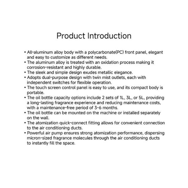 SA12 5L Oil Aroma Diffuser HVAC Installation High End Aromatherapy Diffuser Machine