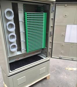 China SMC 288 core optical fiber cable cross connection cabinet 750*350*1450mm on sale