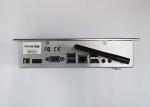 Silver Panel Mount Windows Embedded Touch Screen Panel PC 2 RS232 Interface