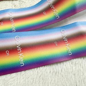 Quality Iridescent Strap Printed Silicone Logo Skirt Ribbon Accessories wholesale
