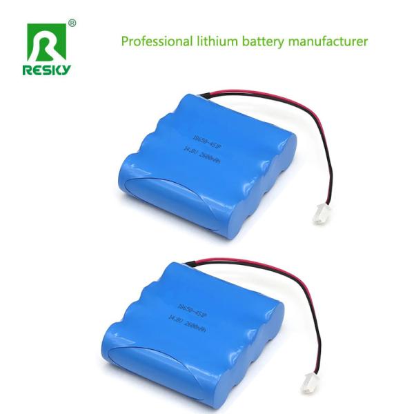 Li-ion Battery Pack 14.8V 2600mAh 4s1p Rechargeable Lithium Ion Batteries For Portable Power Bank