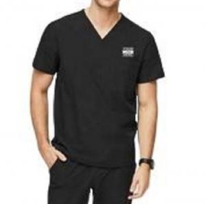 China factory custom hospital lab coat medical scrubs uniforms v neck rayon mix fabric scrubs for men on sale