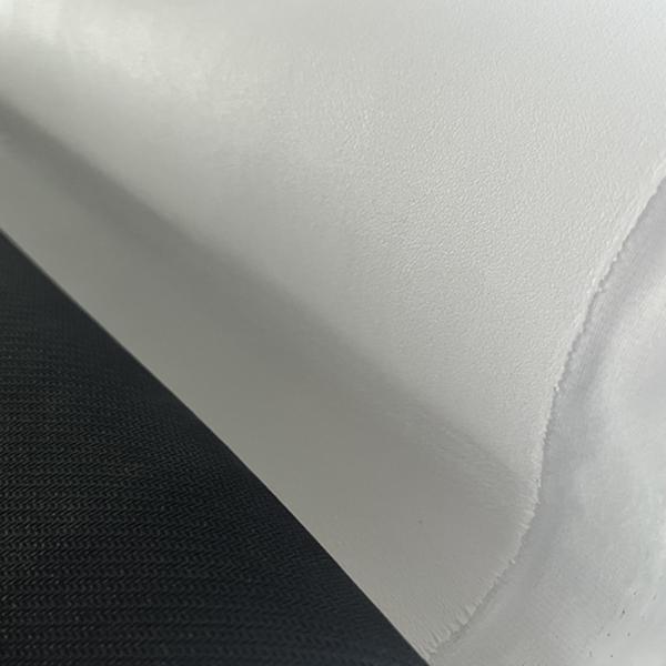 Waterproof White Soft Neoprene Fabric Laminated Leather For Sofa Bags Upholstery