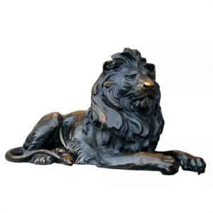 China Copper Lion Statue Life Size Bronze Lion Statues Outdoor on sale