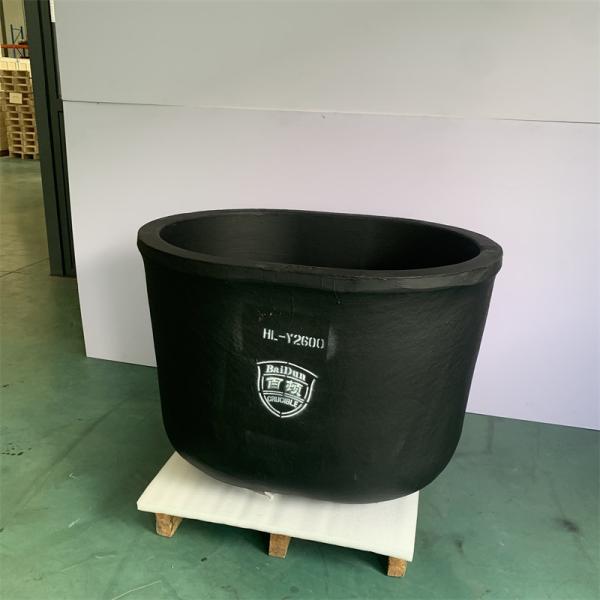 Lightweight Melting Graphite Crucible Round High Pure Graphite Crucible