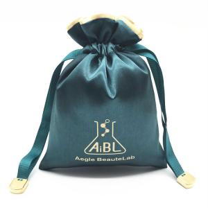 Quality OEM ODM Fabric Drawstring Gift Bags 100% Silk Drawstring Bag wholesale