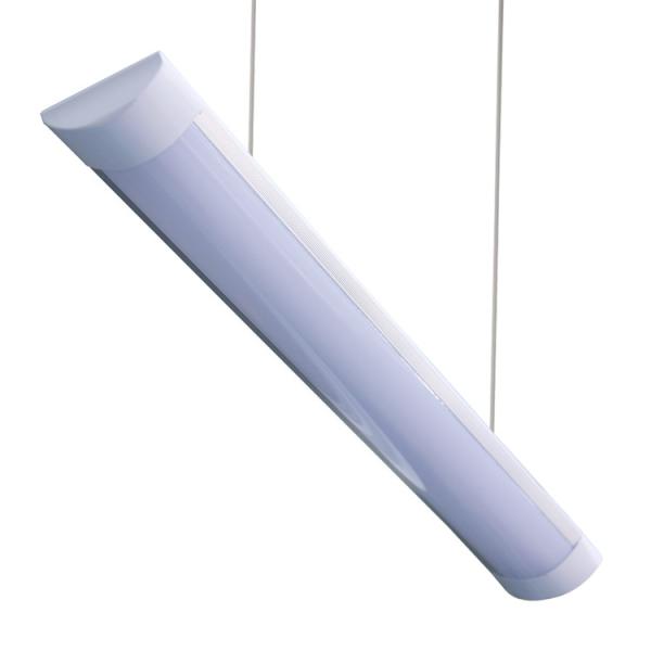 40W 4FT LED Batten Light Low Profile Wall or Ceiling Surface Mounted Fitting for Home/Shop/Office