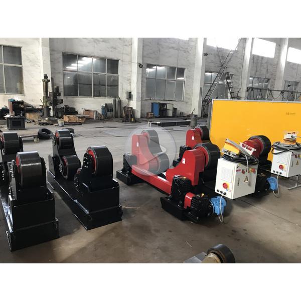 Tank Pipe Welding 10T Load Capacity Self Aligning Pipe Weldig Rollers Stands