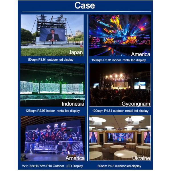 Outdoor Indoor P3.91 Church Led Display 1920hz Lightweight OEM