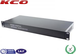 Quality 1U Rack Mounted Fiber Optic Media Converter / Fiber Optic Video Converter wholesale