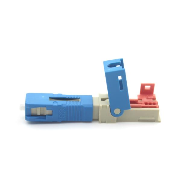 55mm/60mm Length Electronic Tablet FTTH Field Assembly Optical Fiber Optic SC UPC APC Fast Connector