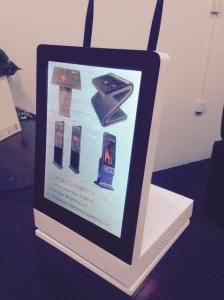 Quality Quad Core 12.1 inch Vertical LCD Display With Rotating Base , Wifi And 3G wholesale