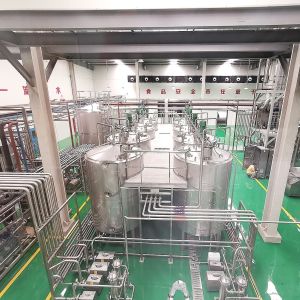 UHT Condensed Milk Processing Line PET Bottle Package 100000LPH