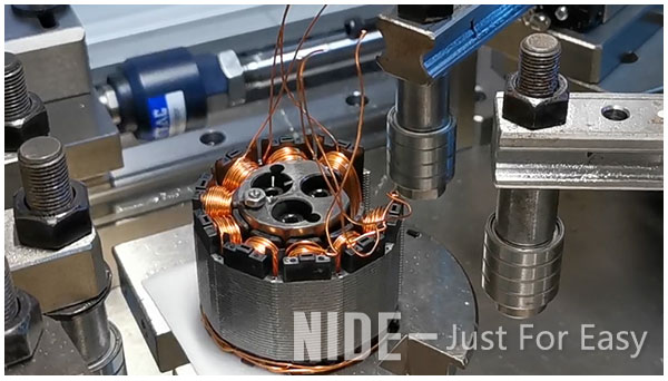 BLDC motor linear stator rolling up machine.jpg automatic bldc motor linear stator rolling up machine,stator coil roll-up mechanical