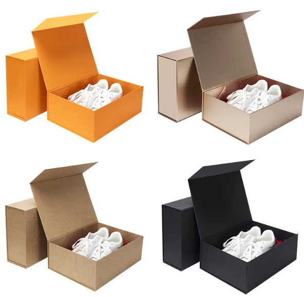 Custom Logo Folding Gift Box Storage Paper Shoes Clothes Packaging Box
