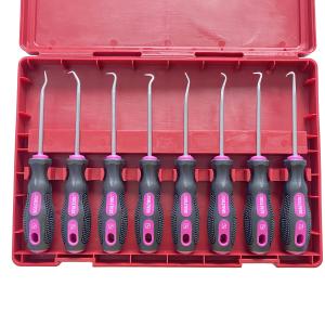 China 8 Pcs SCRAPER HOOK AND PICK SET Oil Seal Puller Oring Hook Seal Screwdriver Repair Tool on sale