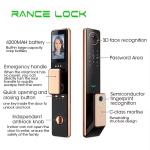 Wifi Smart Door Lock Bluetooth 3D Face Lock OEM ODM For Home