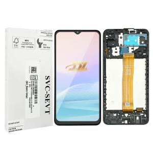 Quality A127 lcd With Frame For a127 Original New Service Pack Mobile Screen Display A12 Nacho Touch Pantalla wholesale