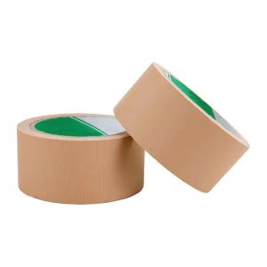 China Brown PVC Carton Sealing Tape , Custom PVC Packing Tape 20m Length 18mm Width on sale