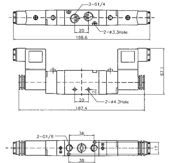 30 Million Times Camozzi Spacer Sleeve Type Solenoid Control Valve