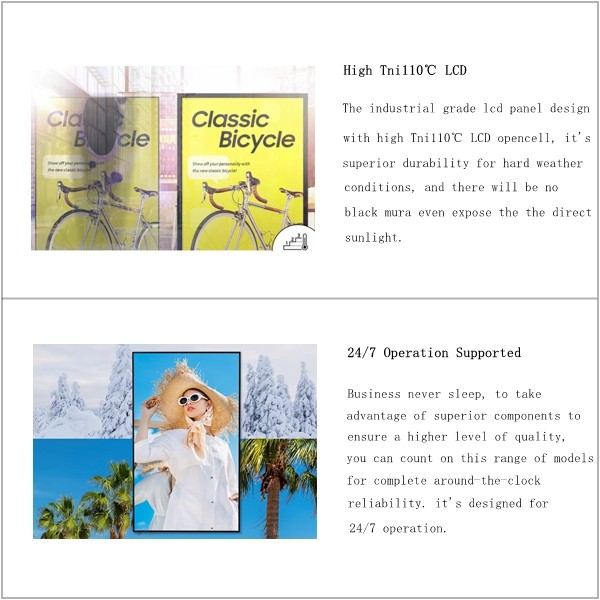 27 Inch High Tni LCD Module Panel 1000nits Lcd Advertising Display Panel