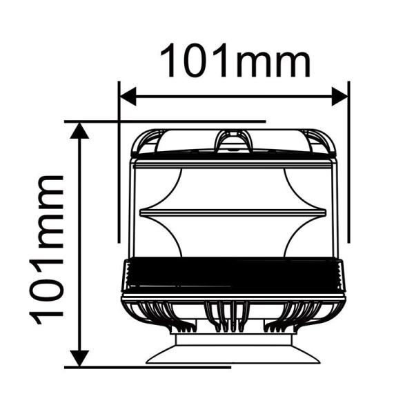 EMC R65 Flashing Forklift Waterproof Amber Beacon Light China