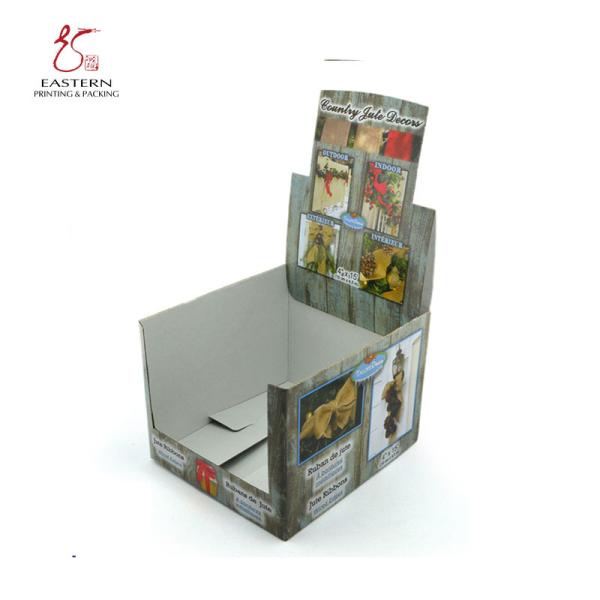 Pantone Color Packaging Display Boxes , Countertop Display Cases Handmade