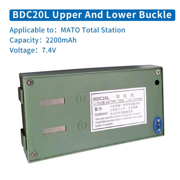 MATO Leizon Total Station and theodolite battery BDC20L/40/25H/13H/MTS805R/625L/602