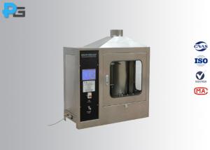 Quality ISO11925-2 Building Material Flammability Tester PLC Control Stainless Steel Combustion wholesale