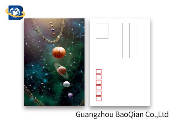 Cheap Amizing Design Star 3D Lenticular Postcards With Two Side CMYK UV Offset Printing for sale