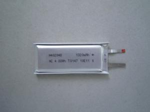 China High Temperature 402048 1320mAh 3.7Volt lithium ion polymer battery on sale