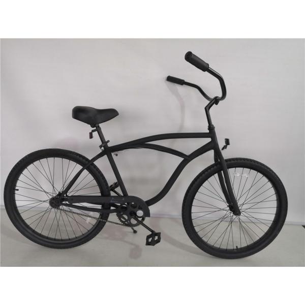 26 Inch Red Color Men's Classic Beach Cruiser Bikes with Big and Comfortable Seat