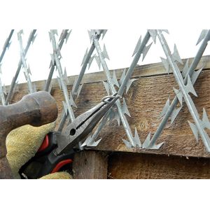 Quality Galvanized Steel Welded Razor Wire Mesh With Blade Type BTO 12 22 30 wholesale