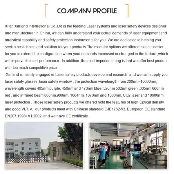 800-1100nm PMMA Laser Safety Window VLT 60% OD 6+ Acrylic Sheet Customizable