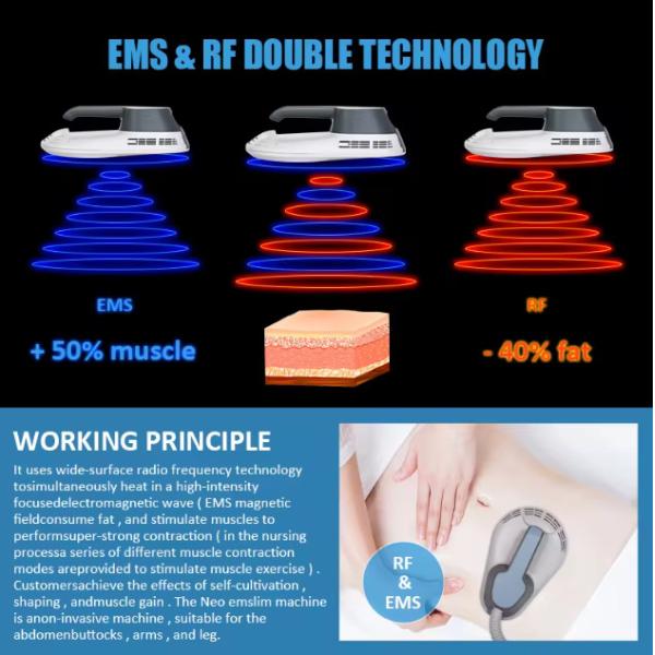 High Intensity Pulsed Electromagnetic Technology EMS Muscle Building Machine