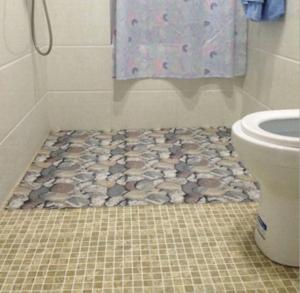 Quality Shock Absorption Non Slip Bathroom Mats Mat Polyester Mesh With PVC Coating Plastic Fabric wholesale