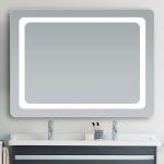 Custom Decorative Wall LED Touch Sensor Bathroom Magnifying Vanity Mirror With