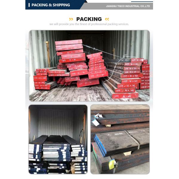 packing of tool steel sheet