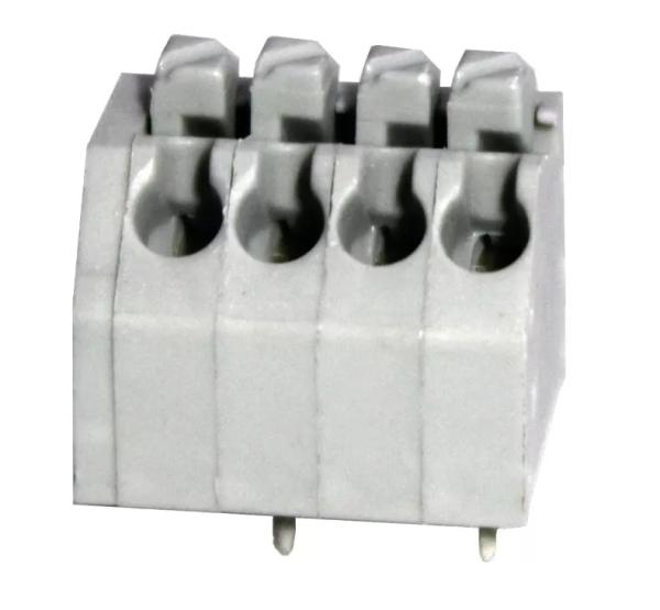 Cheap screwless terminal block 250 Connector Colorful Push-In Wire Spring Terminal Block With 2.50 Mm 3.50mm Pitch for sale