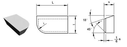 Standard Welding Brazing Carbide Tips For Machining Of Cast Iorn Steel Metal