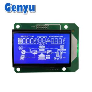 Quality Segment Negative HTN LCD Display Blue LCM Module White Backlight For Solar Inverter wholesale