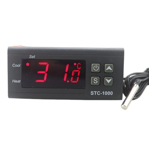 Cheap STC-1000 Two Relay Output LCD Digital Temperature Controller with 2m Sensor 110/220VAC 10A Thermostat for Incubator for sale