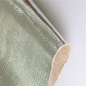 Quality Radiant Barrier Aluminized Fiberglass Fabric Thermal Insulation AL2025 For Motor Vehicle wholesale