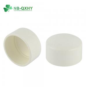 Quality 1/2 Inch to 4 Inch PVC Pipe Fitting Sch40 Plastic End Cap with Round Head Code Design wholesale