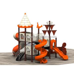 China 2023 Hot Sale Corsair Style Kids Park Equipment Custom Outdoor Playground Plastic Slide for Children on sale