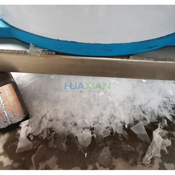 20 Tons Fish Industry Flake Ice Machine, Power Save Seafood Market Ice Making Machine
