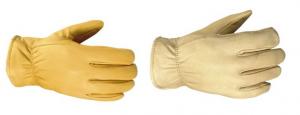 Quality leather glove for deer/cow leather glove wholesale